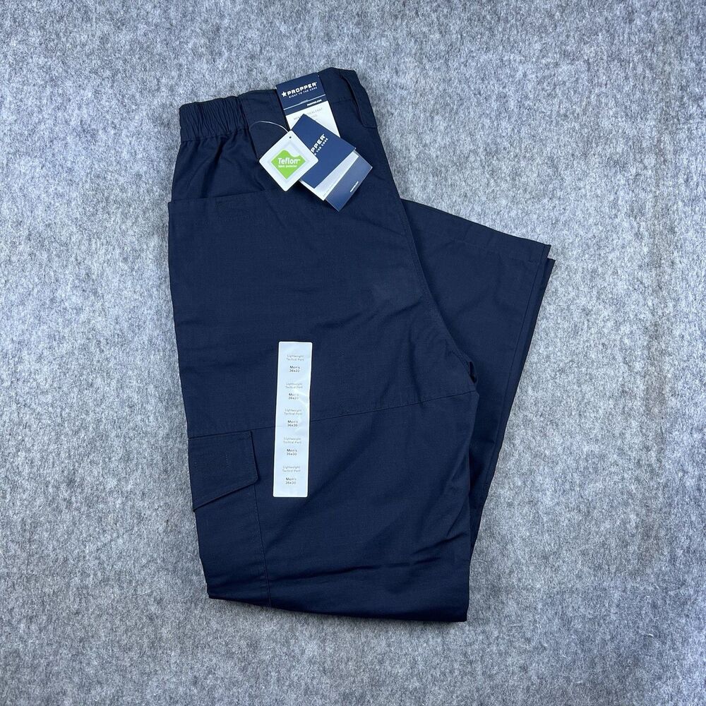 Propper Men's Tactical Pants LAPD Navy Blue Lightweight Teflon Size 36x30 NWT